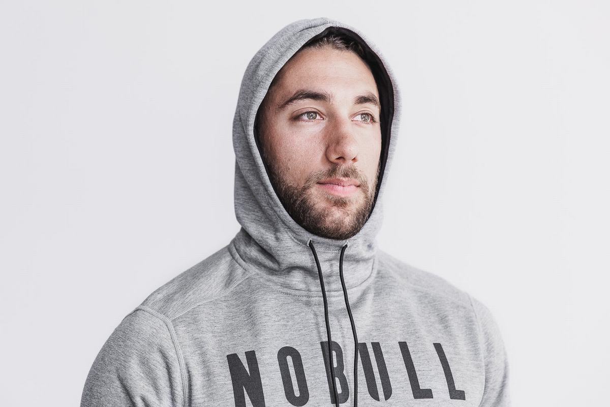 Sweat À Capuche Nobull Homme Grise | AO1395076