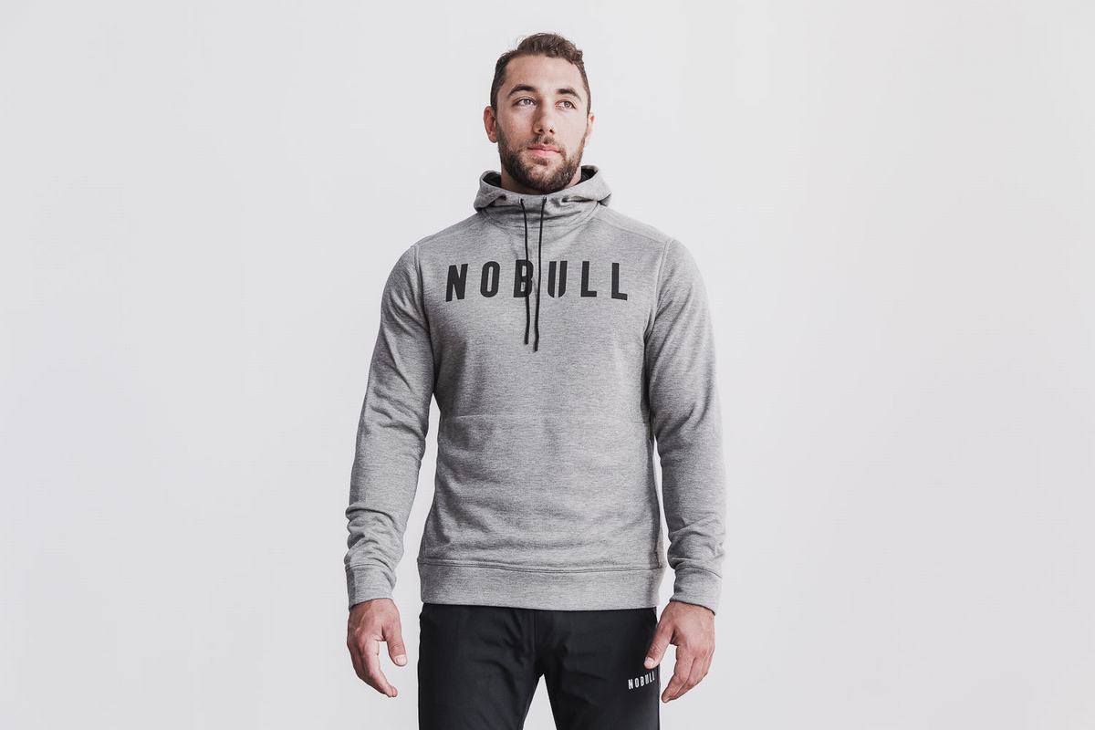Sweat À Capuche Nobull Homme Grise | AO1395076