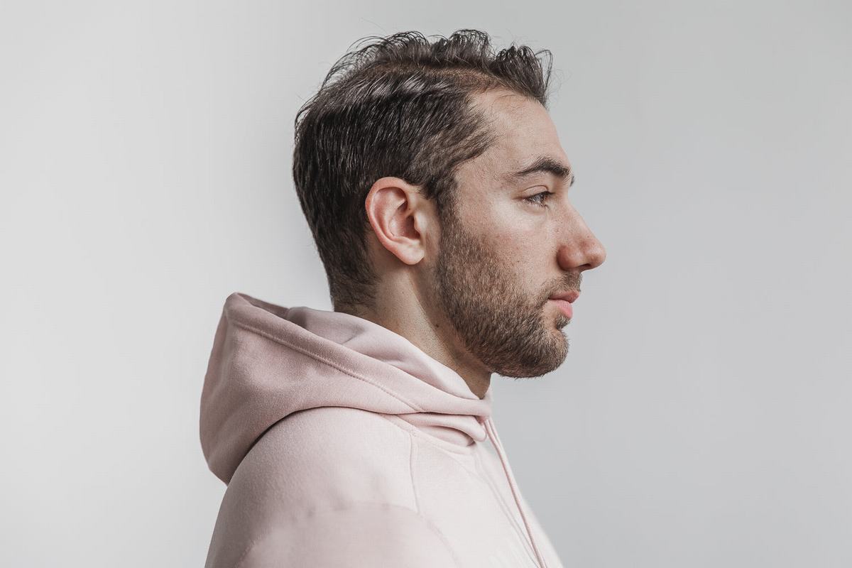 Sweat À Capuche Nobull Homme Grise Clair | KJ5320148