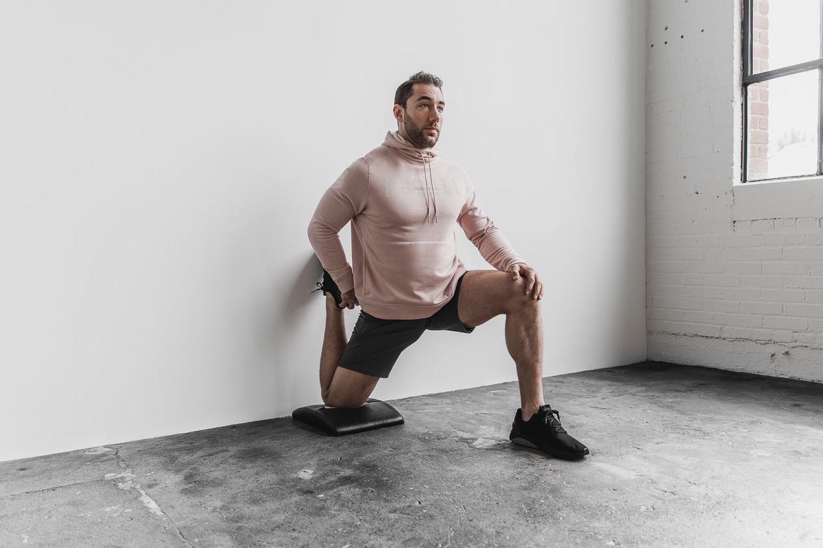 Sweat À Capuche Nobull Homme Grise Clair | KJ5320148