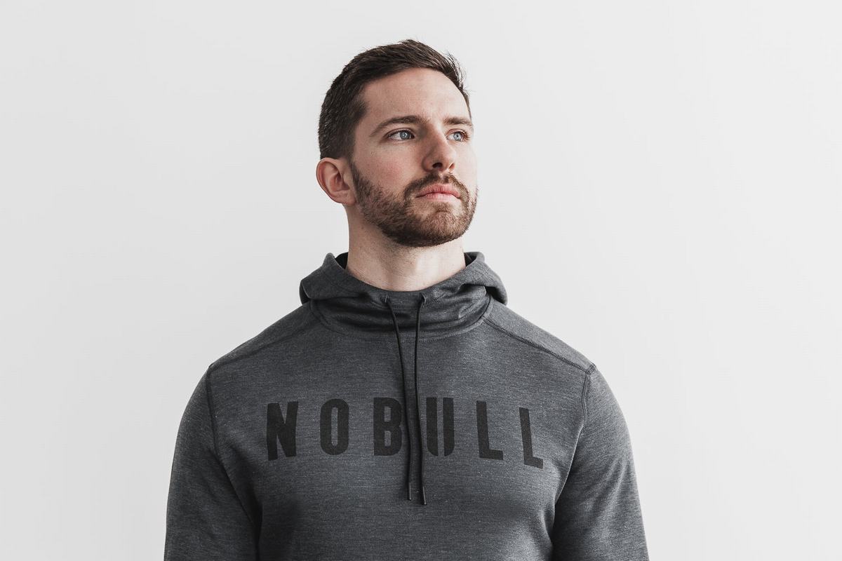 Sweat À Capuche Nobull Homme Noir | NK3904625