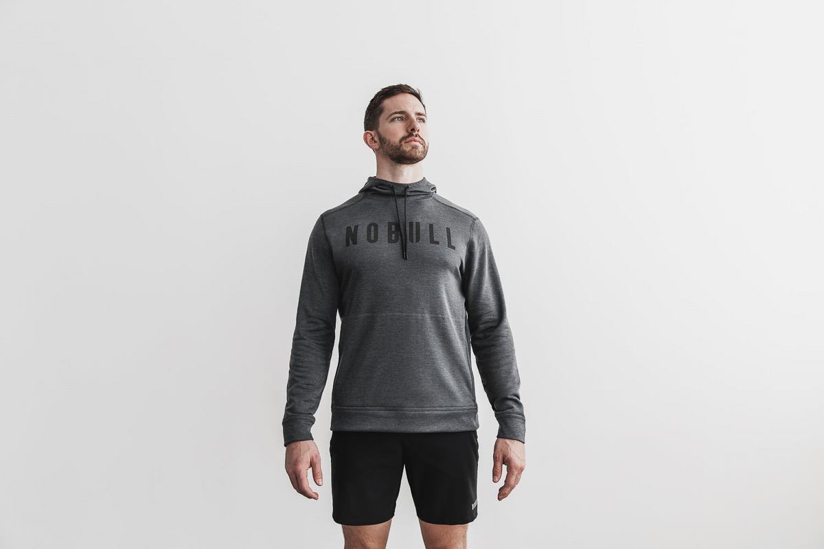 Sweat À Capuche Nobull Homme Noir | NK3904625