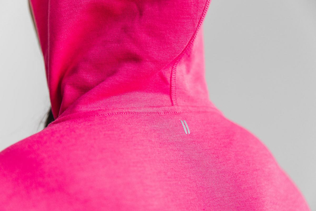 Sweat À Capuche Nobull Neon Femme Rose | LN7018425
