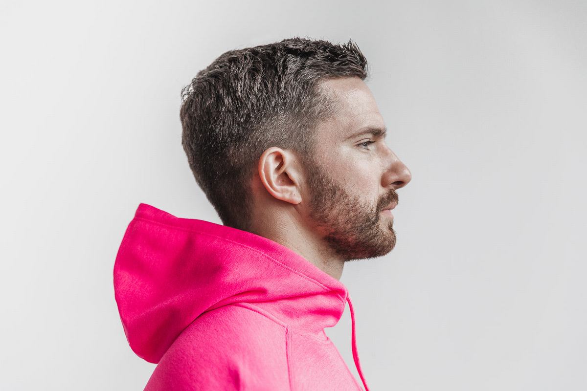 Sweat À Capuche Nobull Neon Homme Rose | VR1789564