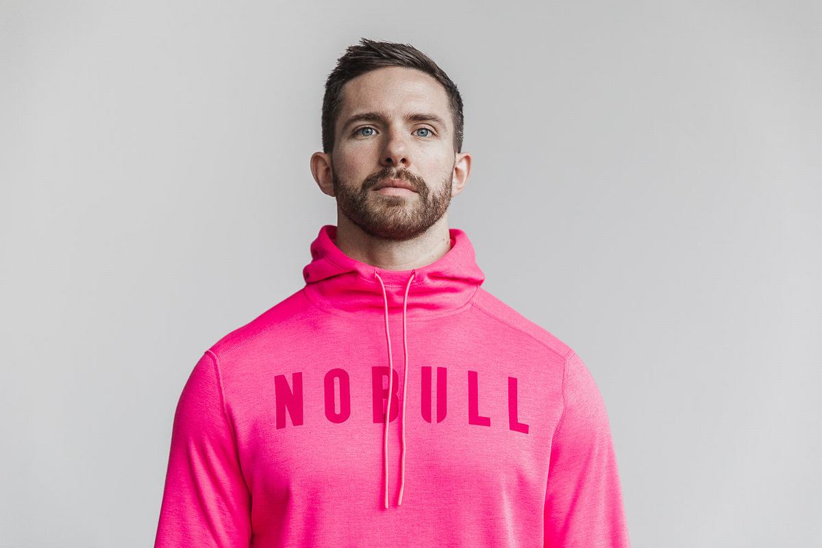Sweat À Capuche Nobull Neon Homme Rose | VR1789564