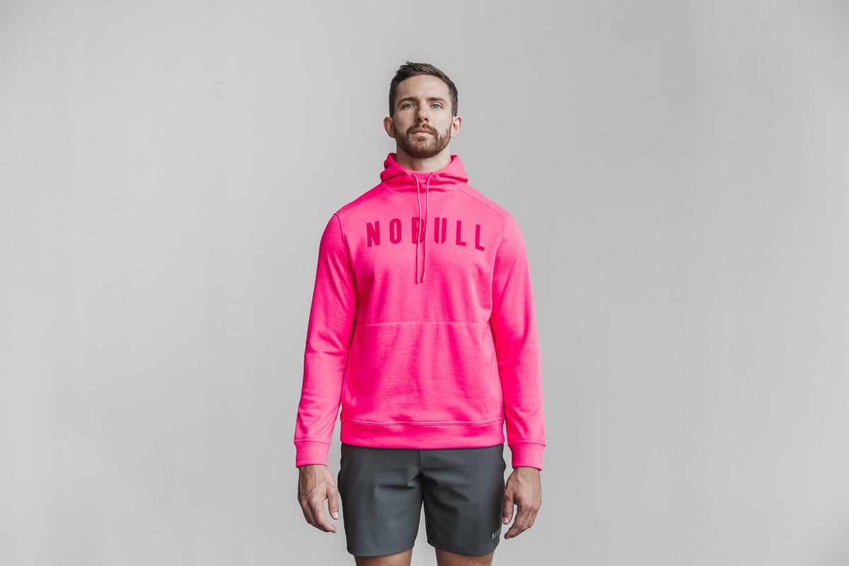 Sweat À Capuche Nobull Neon Homme Rose | VR1789564