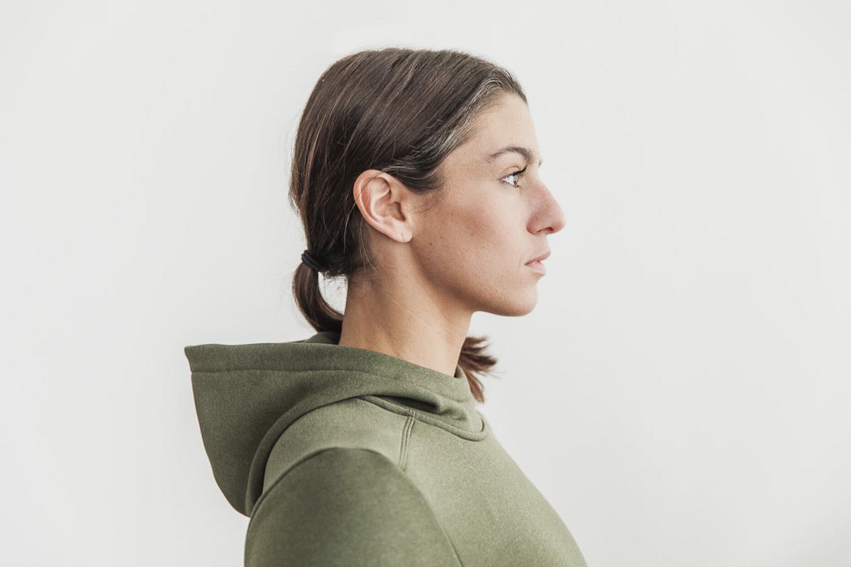 Sweat À Capuche Nobull Performance Femme Vert | AF0193746