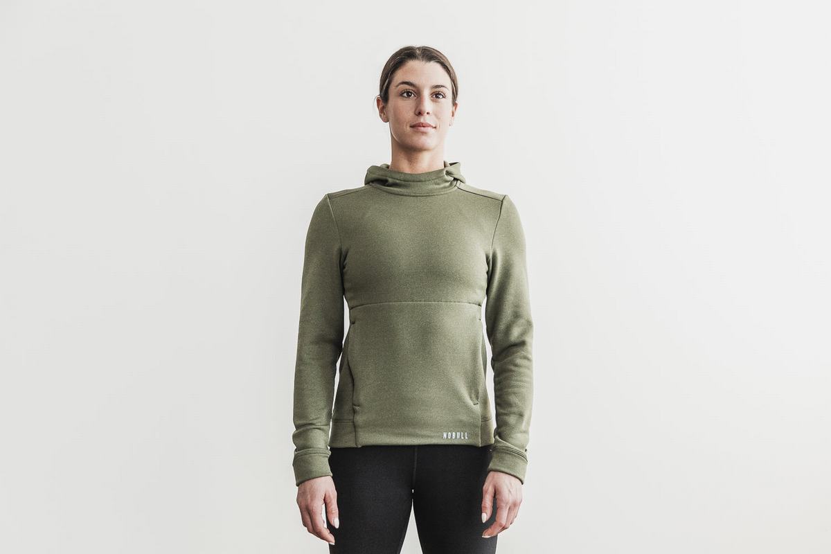 Sweat À Capuche Nobull Performance Femme Vert | AF0193746
