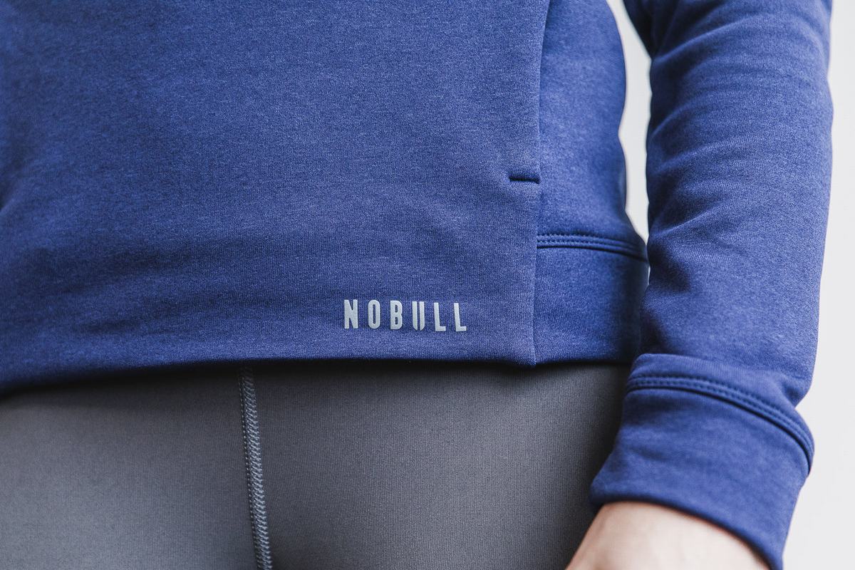 Sweat À Capuche Nobull Performance Femme Bleu Marine | JU1702653