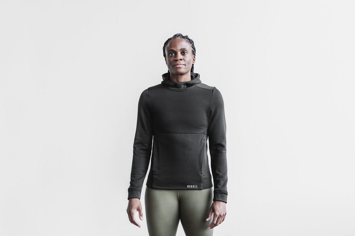 Sweat À Capuche Nobull Performance Femme Noir | SL0472836