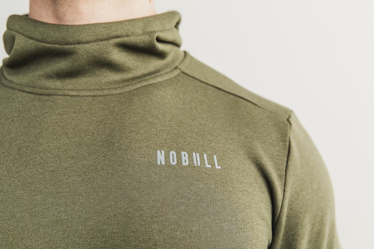 Sweat À Capuche Nobull Performance Homme Vert | EQ4367081