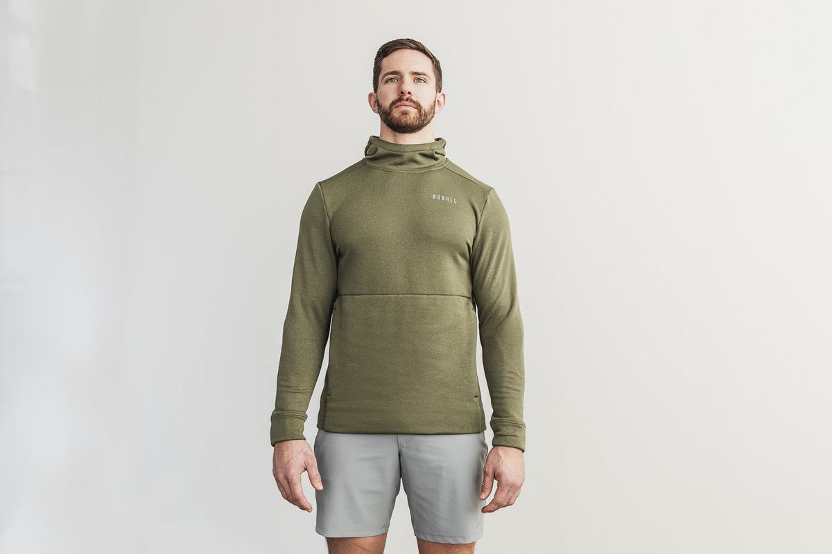 Sweat À Capuche Nobull Performance Homme Vert | EQ4367081
