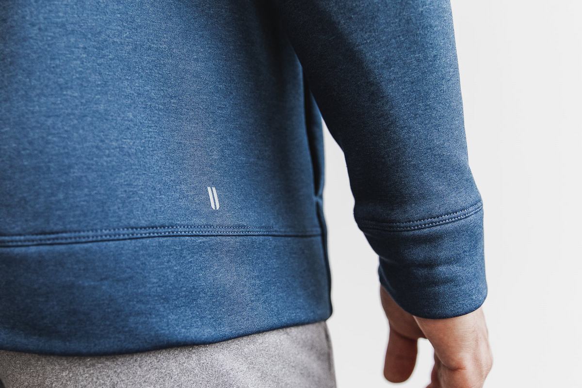 Sweat À Capuche Nobull Performance Homme Grise Bleu | HF3170428
