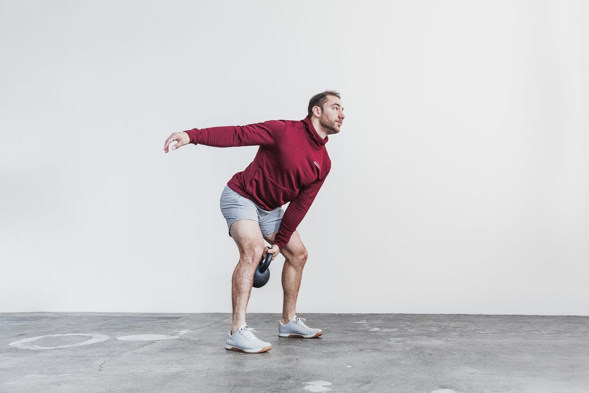 Sweat À Capuche Nobull Performance Homme Rouge Foncé | QB2041683