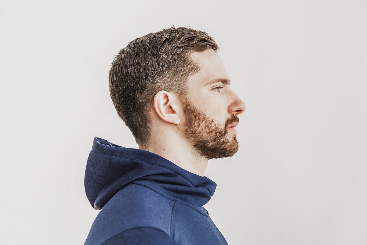 Sweat À Capuche Nobull Performance Homme Bleu Marine | VY8405937
