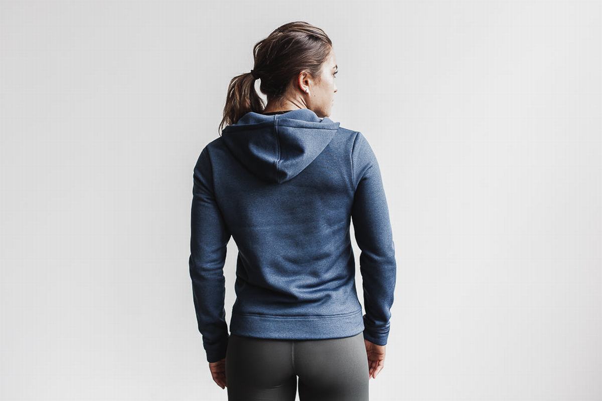 Sweat À Capuche Nobull Performance Zip-up Femme Blanche | FZ8702431