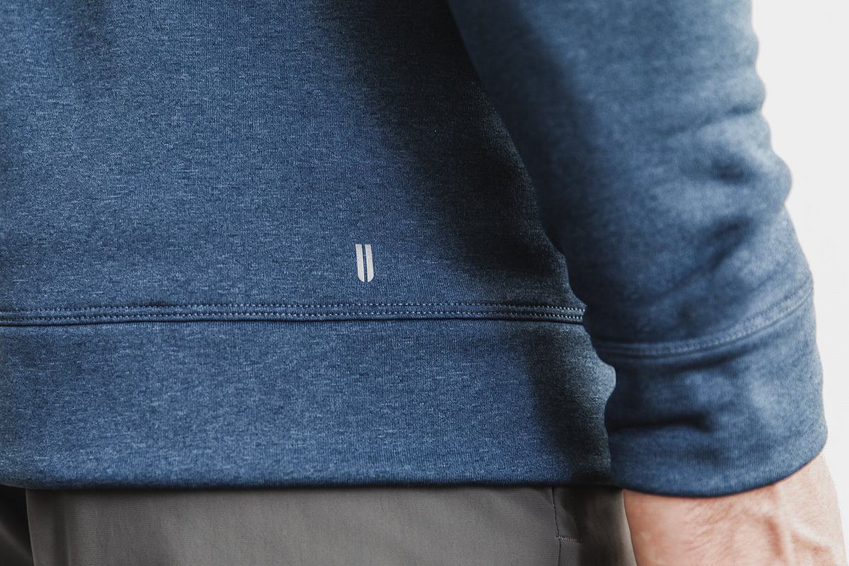 Sweat À Capuche Nobull Performance Zip-up Homme Grise Bleu | LB1723948