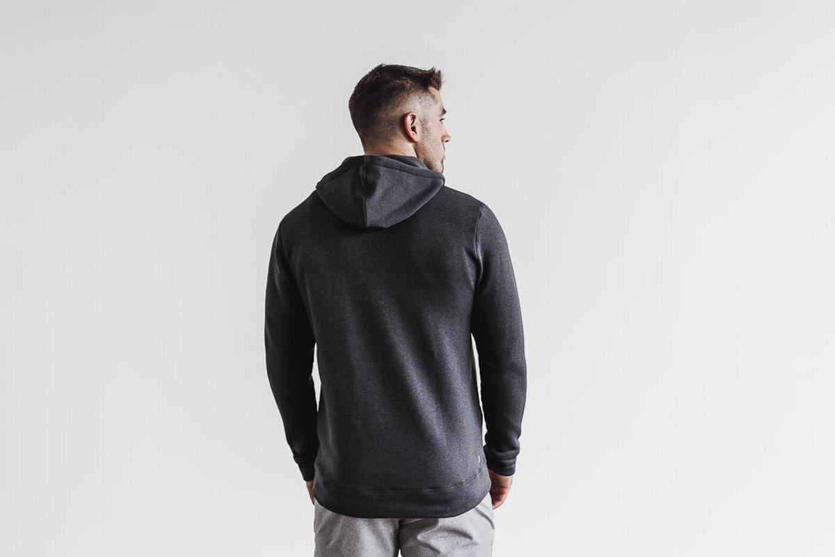Sweat À Capuche Nobull Performance Zip-up Homme Grise Foncé | XA1872360