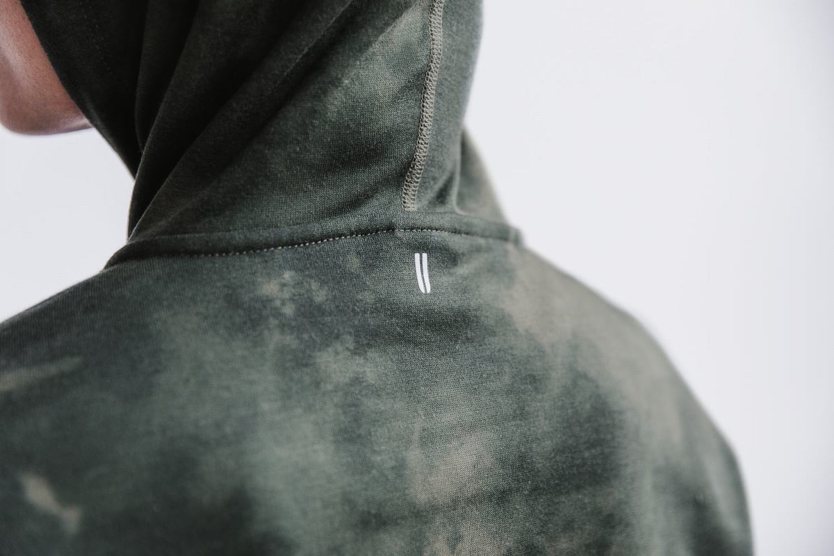 Sweat À Capuche Nobull Tie-Dye Femme Vert | KU5480123