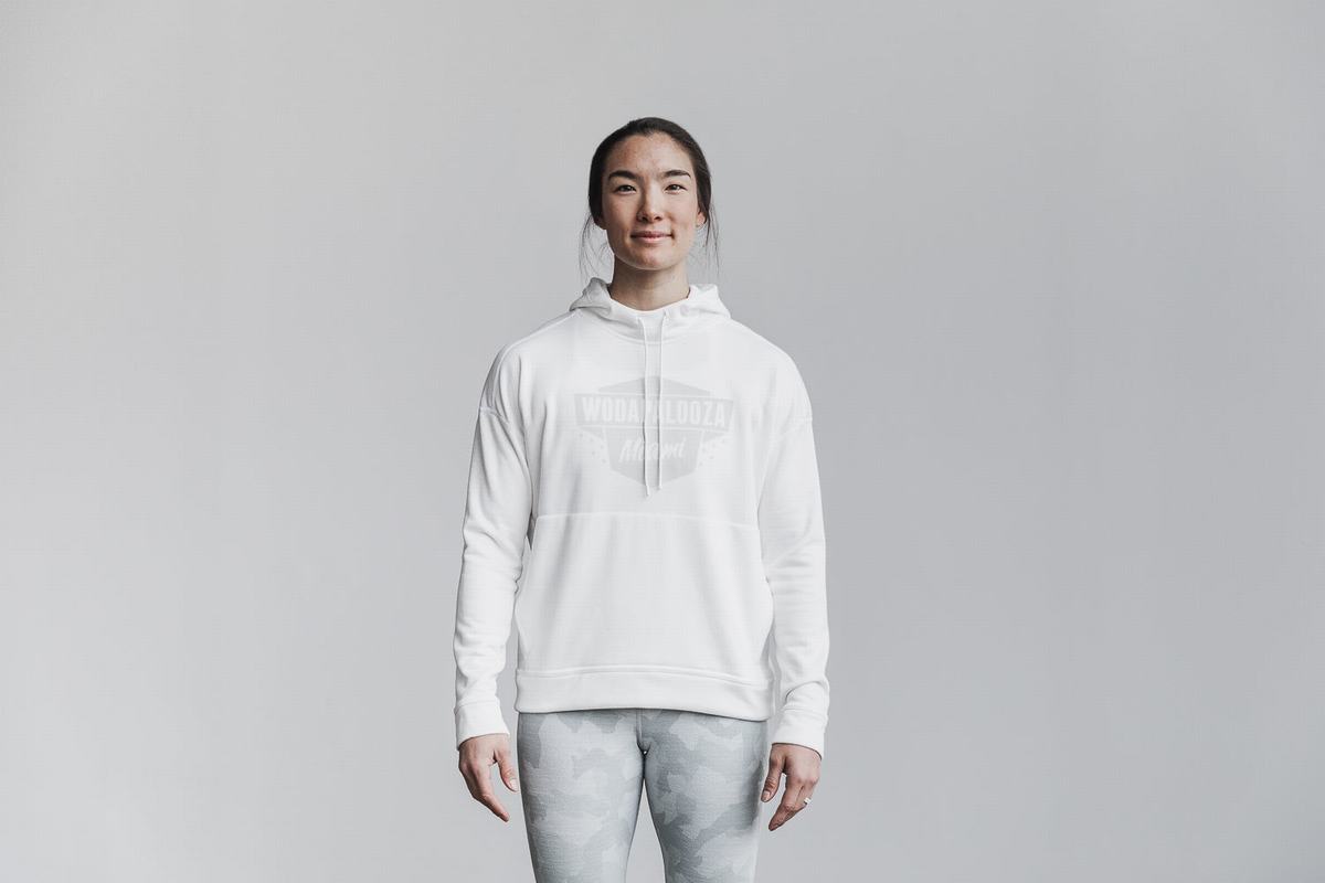 Sweat À Capuche Nobull Wodapalooza Femme Blanche | FO4965721