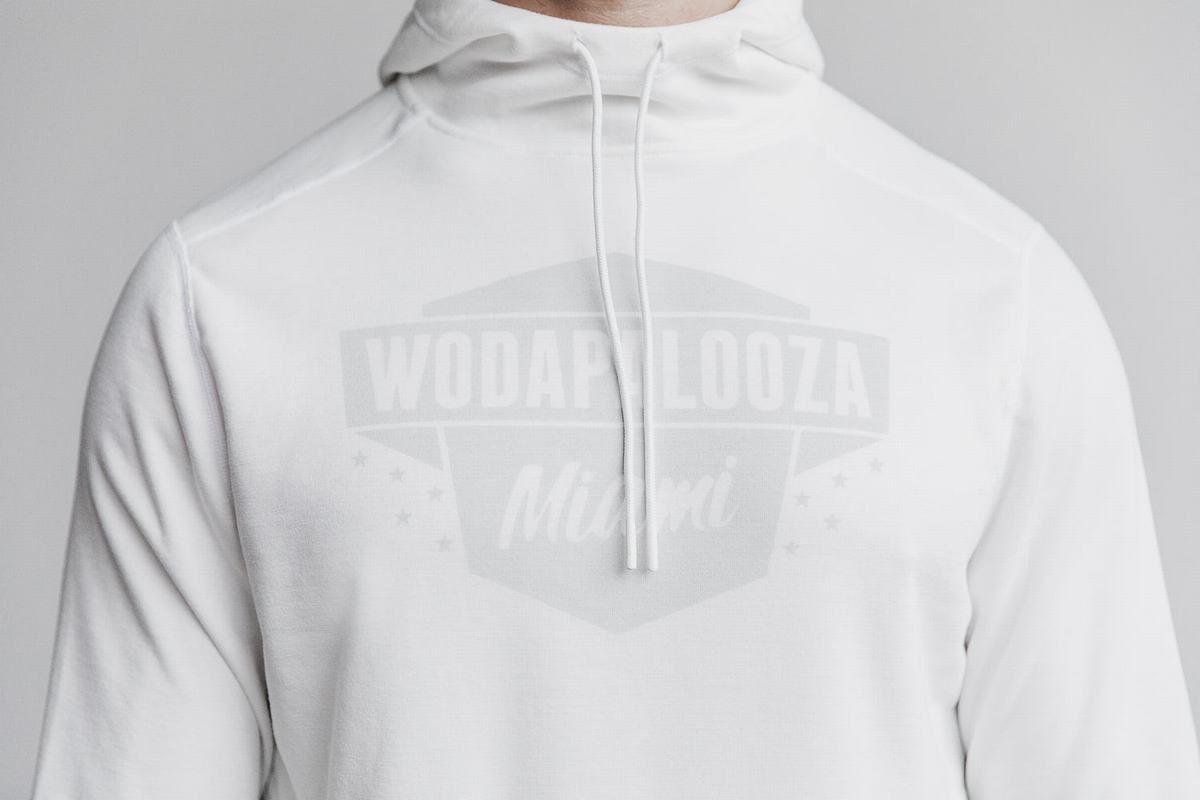 Sweat À Capuche Nobull Wodapalooza Homme Blanche | MS6582307