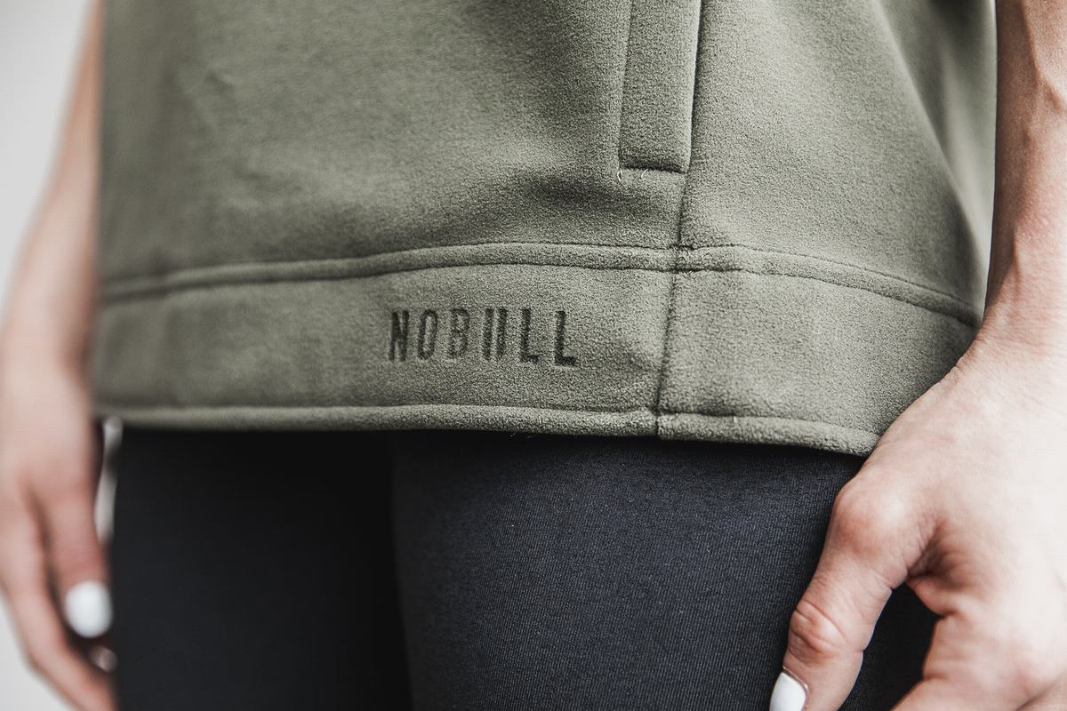 Sweatshirt Nobull Arctic Sans Manches Cowl Femme Vert | BP8973452