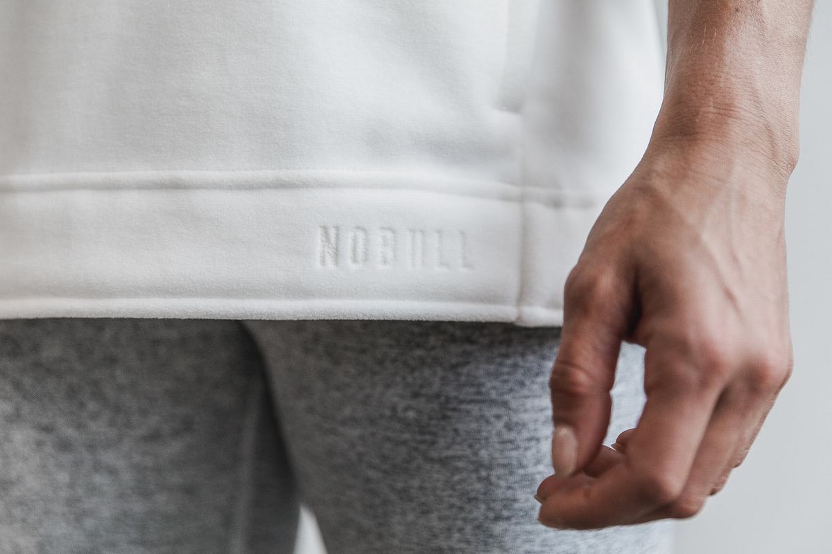 Sweatshirt Nobull Arctic Sans Manches Cowl Femme Blanche | LC2049568
