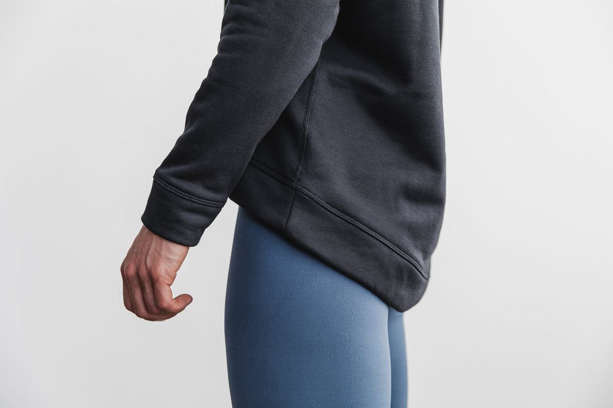 Sweatshirt Nobull Crew Femme Noir | DR8291657