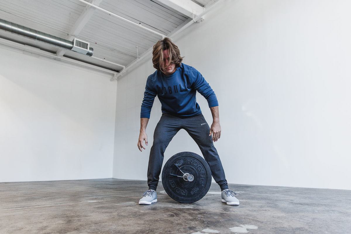 Sweatshirt Nobull Crew Homme Bleu Marine | UE4615289