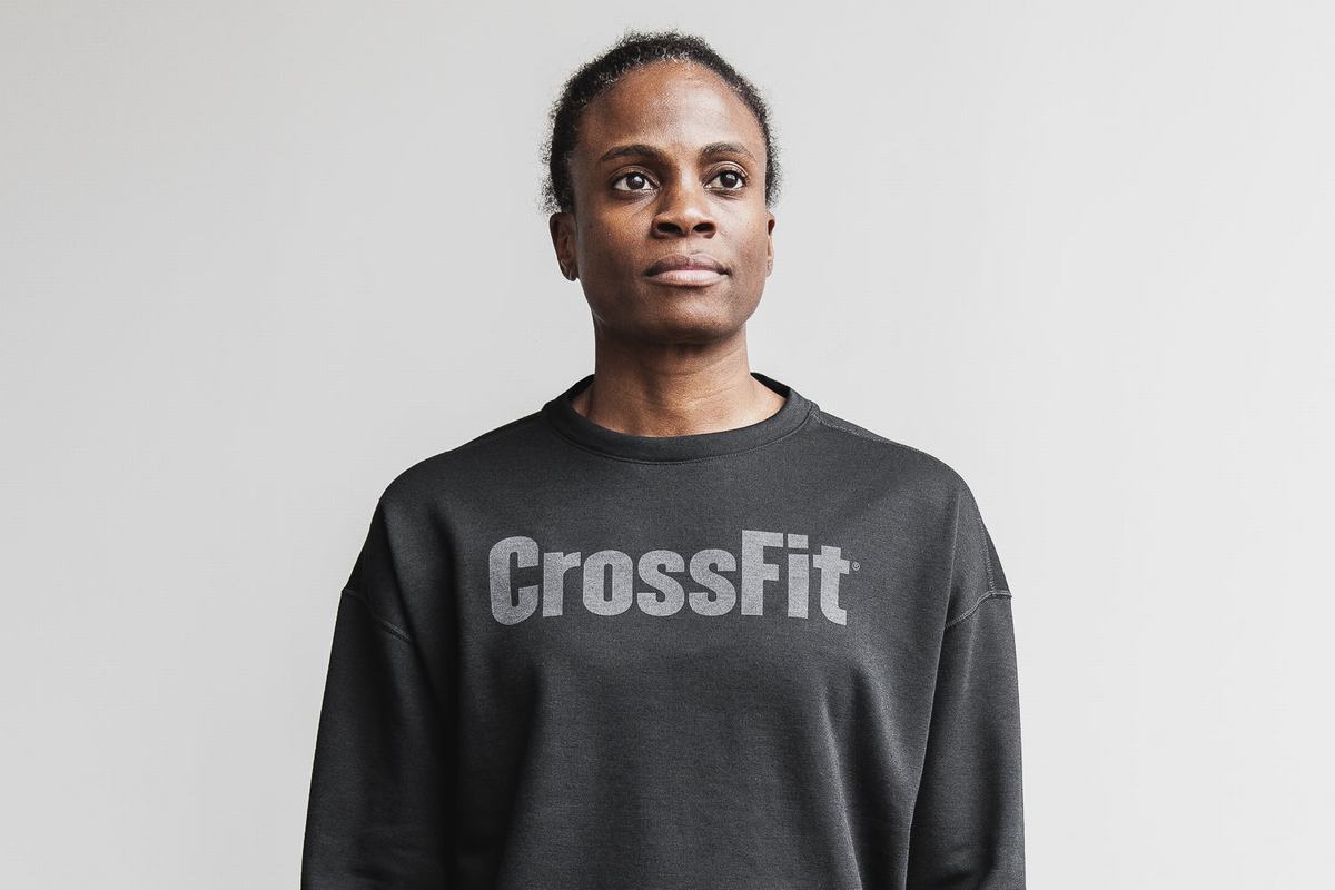 Sweatshirt Nobull Crossfit® Crew Femme Noir | KO9643258