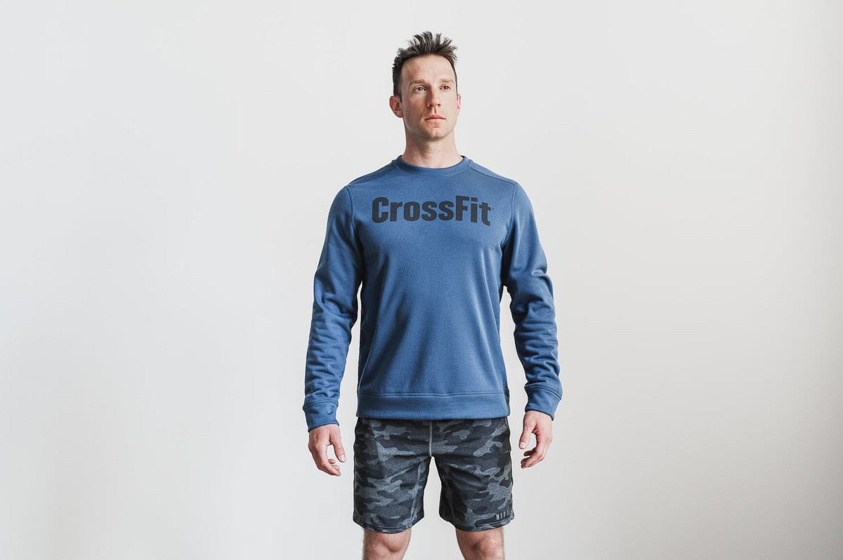 Sweatshirt Nobull Crossfit® Crew Homme Bleu Marine | GP8941752
