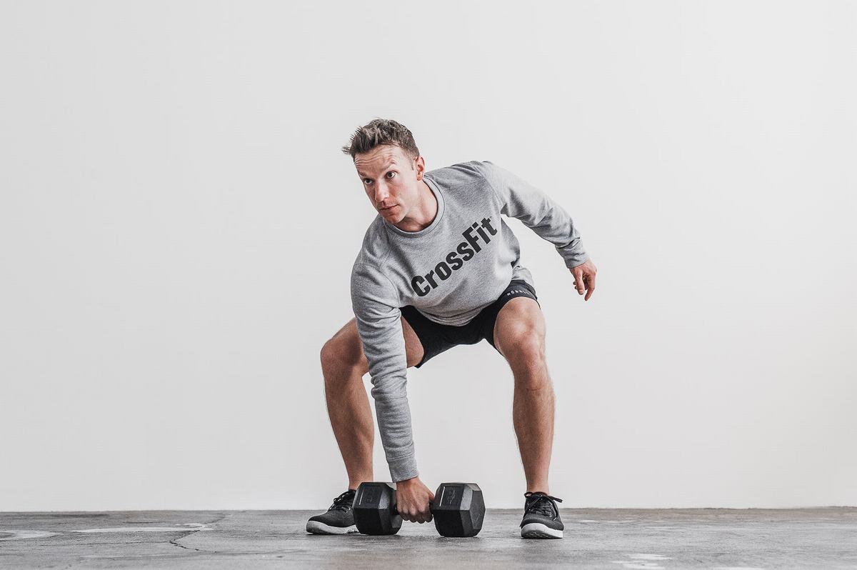 Sweatshirt Nobull Crossfit® Crew Homme Grise | YJ5084217