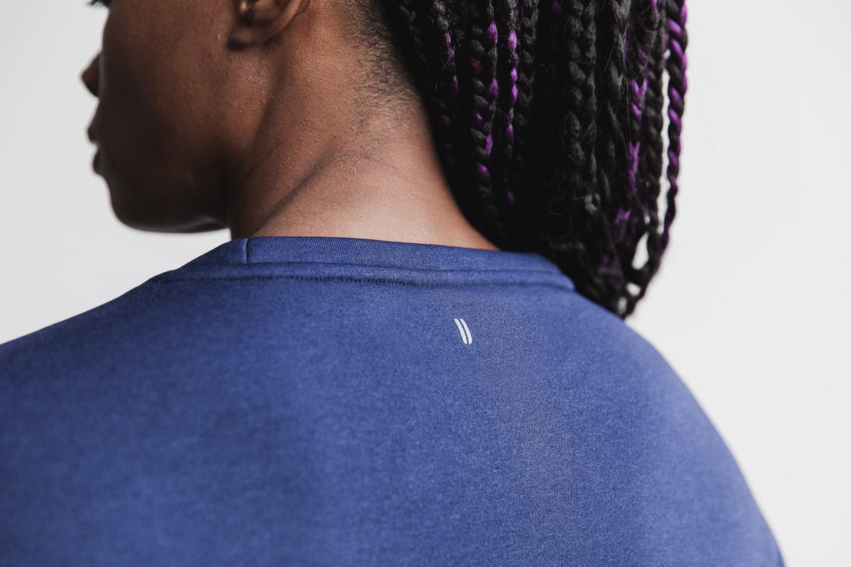 Sweatshirt Nobull Performance Crew Femme Bleu Marine | AZ9154628