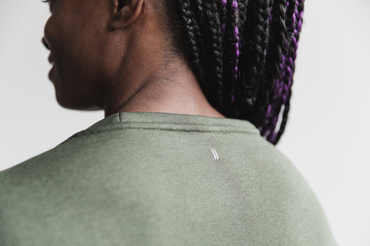 Sweatshirt Nobull Performance Crew Femme Vert | IQ4690283