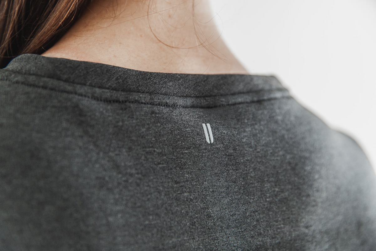 Sweatshirt Nobull Performance Crew Femme Grise Foncé | JN2375469