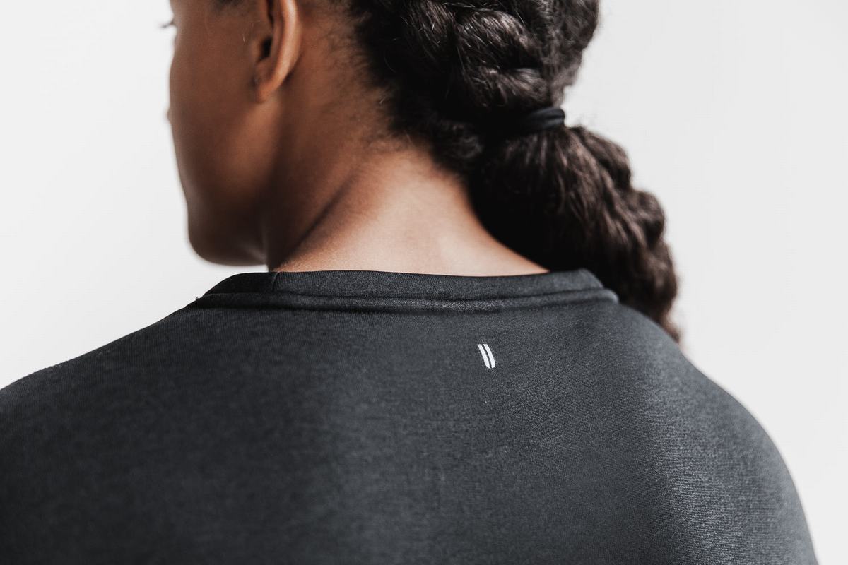 Sweatshirt Nobull Performance Crew Femme Noir | ZC3681759