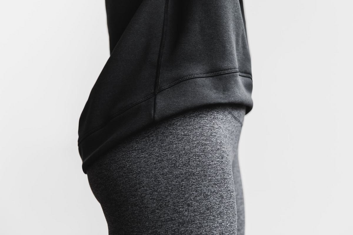 Sweatshirt Nobull Performance Crew Femme Noir | ZC3681759