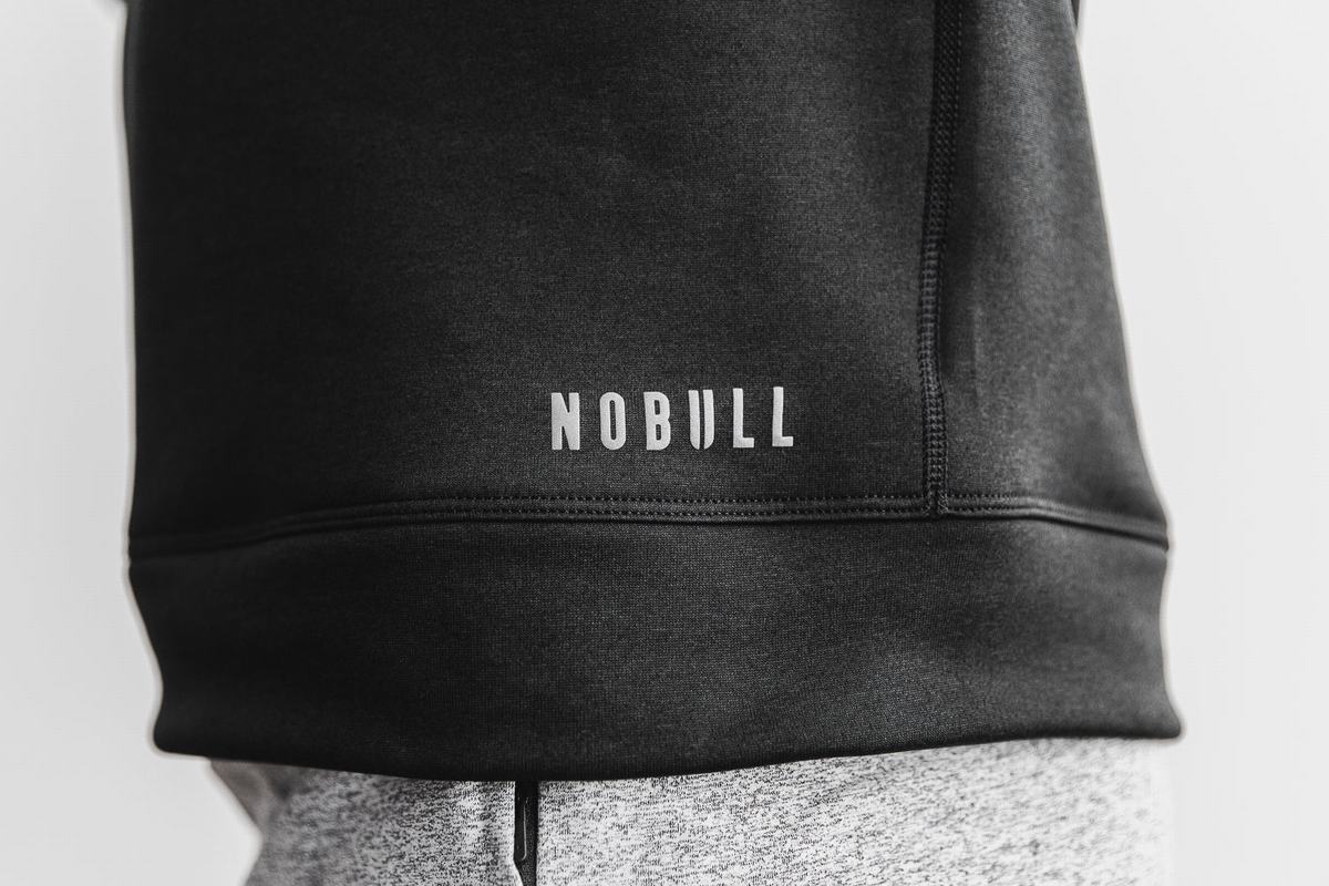 Sweatshirt Nobull Performance Crew Homme Noir | CV1289305