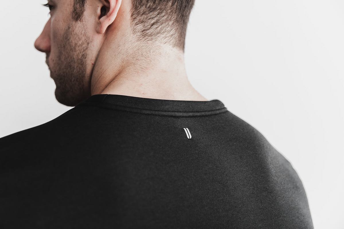 Sweatshirt Nobull Performance Crew Homme Noir | CV1289305