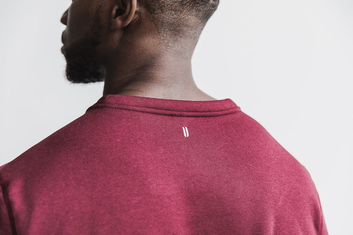 Sweatshirt Nobull Performance Crew Homme Rouge Foncé | PY9480367