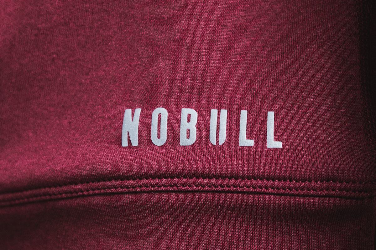 Sweatshirt Nobull Performance Crew Homme Rouge Foncé | PY9480367