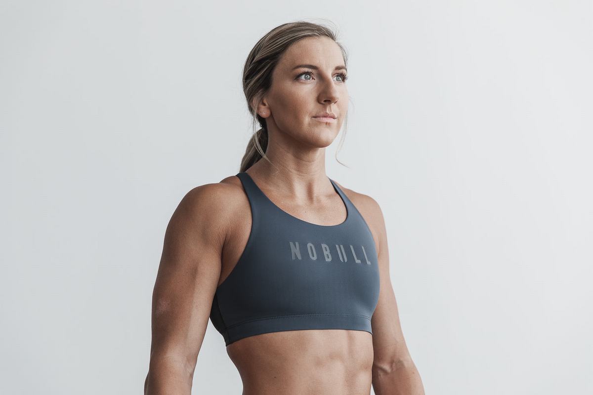 Swim Top Nobull Femme Grise Foncé | WA9723468