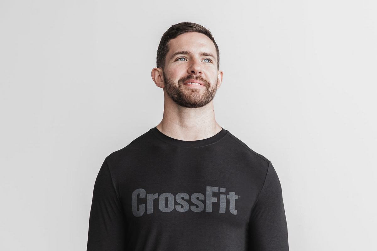 T-Shirt Manche Longue Nobull Crossfit® Homme Noir | XZ3054716
