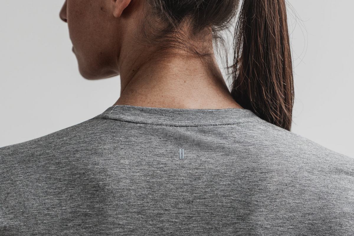T-Shirt Manche Longue Nobull Femme Grise | FA4672305