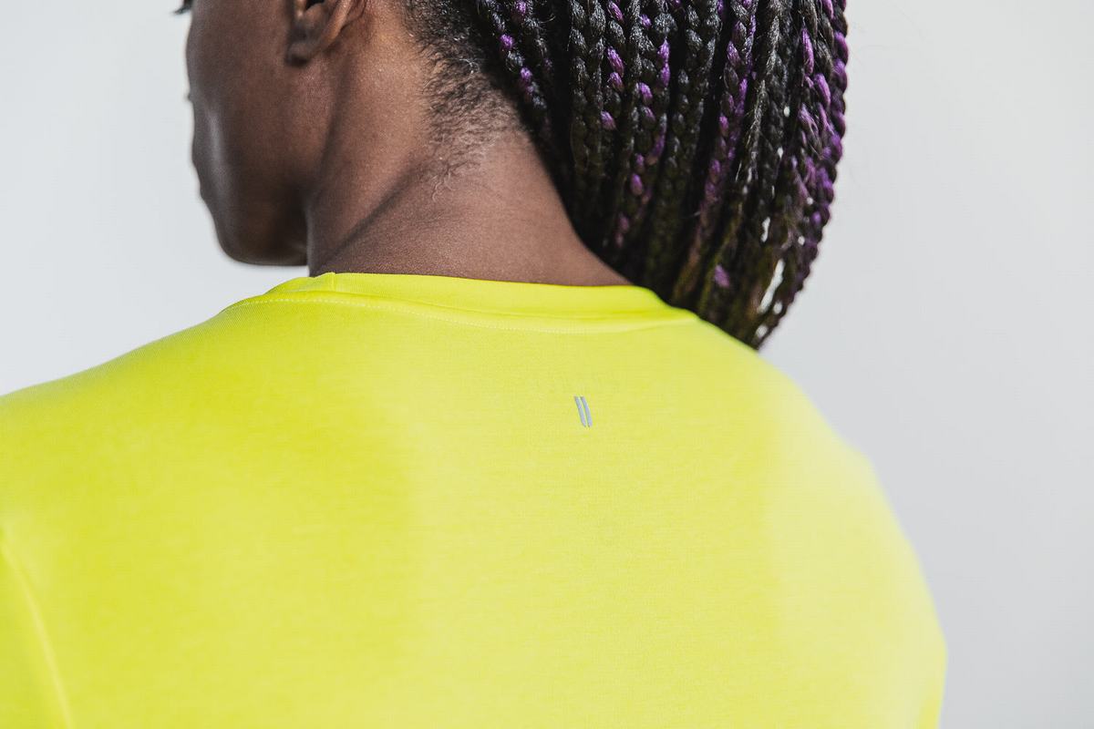 T-Shirt Manche Longue Nobull Femme Jaune | MI5470238