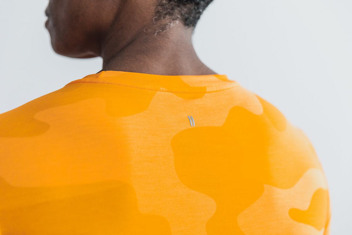 T-Shirt Manche Longue Nobull Femme Orange Camouflage | NA2067531