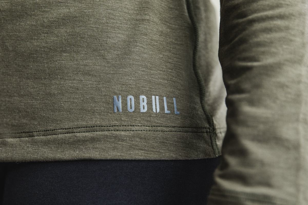 T-Shirt Manche Longue Nobull Femme Vert | PH8120537