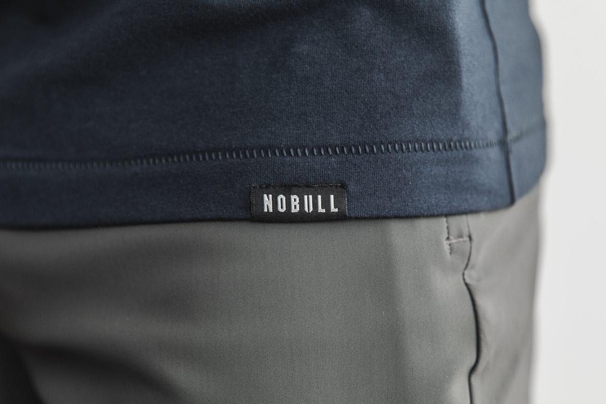 T-Shirt Manche Longue Nobull Heavyweight Pocket Homme Bleu Marine | OY8657394
