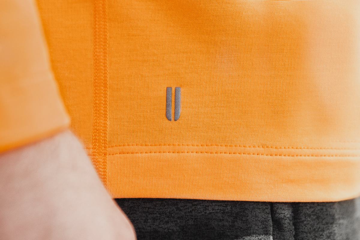 T-Shirt Manche Longue Nobull Homme Orange | FY3108657