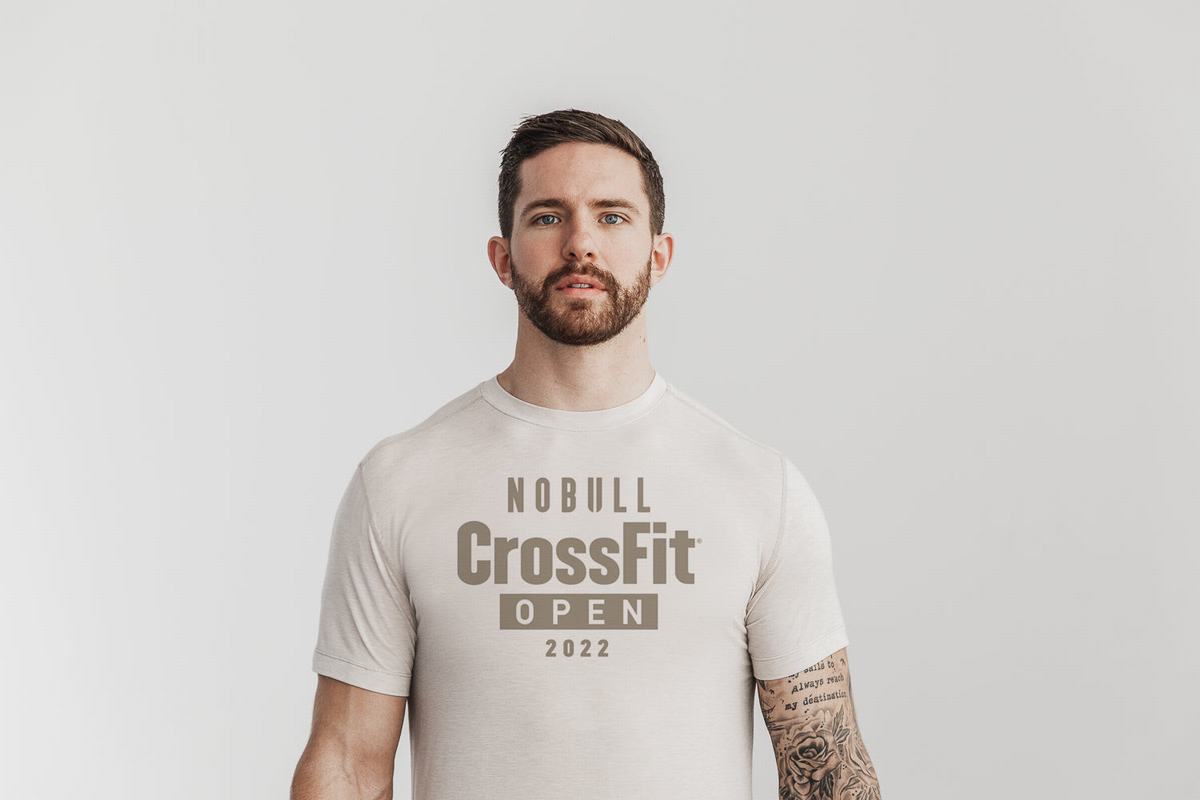 T-Shirt Nobull Crossfit Open® 2022 Homme Beige | AV1426098